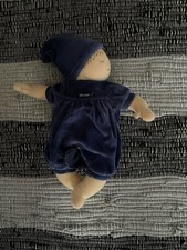 Sterntaler Spieluhr Puppe blau ca 30 cm Guten Abend gute Nacht ⭐️? Top RAR