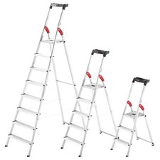 Hailo Alu-Sicherheits-Stehleiter L60 StandardLine Stufenleiter Standleiter 