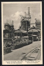 Ansichtskarte Königshütte, Hochofen der Königshütte 