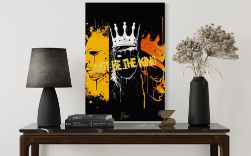 König leinwand bild wandbild - könig,