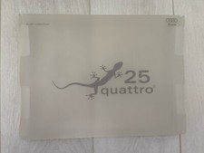 Original AUDI Quattro Dokumentenordner Dokumentenmappe Gecko - 25 Jahre QUATTRO