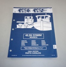 Teilekatalog OMC Evinrude Johnson Außenborder 45 / 55 COMM Models St. 05/1992 