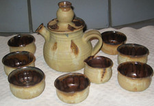 Tee Service Ingrid Heidenheim signiert Keramik Handarbeit 1970 Deko vintage