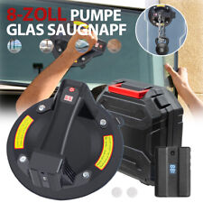 8''200KG Akku Saugheber Vakuumheber Saugnapf Hebefenster Glassauger Elektrischer