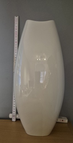 Sehr elegante weiße bodenvase - elegante,