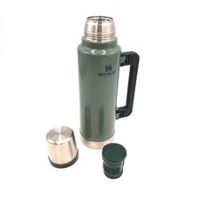 Stanley Thermosflasche Trinkflasche Haushalt Classic Legendäre Hammertone Grün E