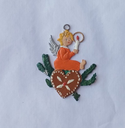 Zinnanhänger engel mit - engel,