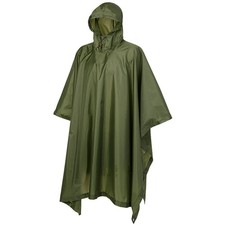 US Regenponcho oliv grün
