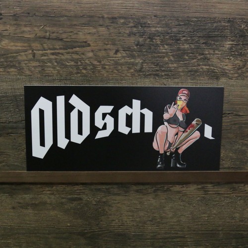 Schild oldschool wegweiser - schild,