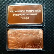 Kupferbarren 1 oz Wildlife Series Kanada Polarfuchs Fauna Polar Fox Natur Canada