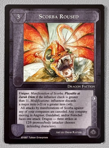 Scorba roused meccg ice - meccg, mele