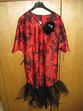 Fasching Kleid Damen mit Hexenhut Karneval Halloween Gr.38