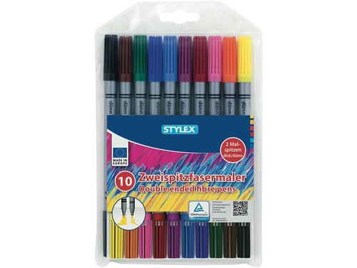 Stylex zweispitzfasermalstifte - stylex,