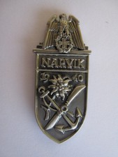 Narvik Schild Pin 1940 WH