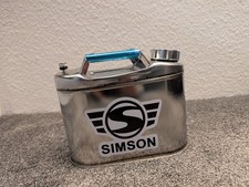 5l Benzinkanister Edelstahl Simson DDR