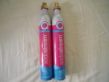 2x Sodastream Zylinder quick connect Rosa Tauschzylinder Ersatzzylinder leer