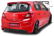 Heck Ansatz Einsatz Spoiler Tuning Diffusor für Opel Corsa D HA054