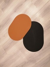 Tischset 8 Stück Neu schwarz hellbraun