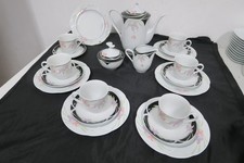 Winterling Kirchenlamitz  BAVARIA  Kaffeeservice  Blumen   - 21 Teilig