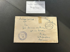 DR Feldpost Brief Wirtschaftsausschuss Abtlg. III Frau von Reden  FPS 28.11.17