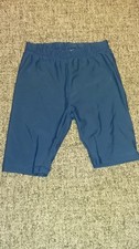 Jungen Sporthose Größe 140 blau glänzend Marke Markenlos (1)