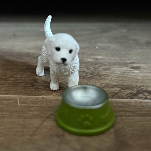 Schleichhund tierfigur weißer - schleichhund,