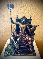 Zeus auf Thron mit Hera