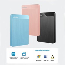 1TB 2TB 2,5" Externe HDD Festplattenspeicher Backup für Daten Film Spiel & Foto
