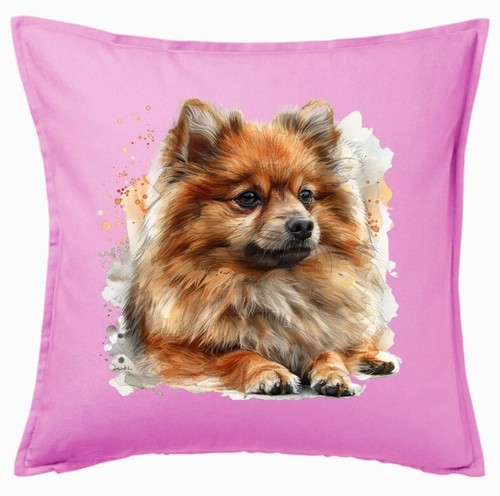 Kissenbezug pink zwergspitz - pink,