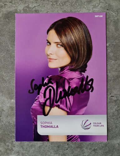 Autogramm sophia thomalla - sophia,