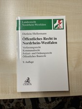 Jura Studium Dietlein/Hellermann Öffentliches Recht in Nordrhein Westfalen 9. A.