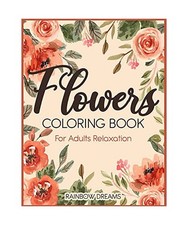 Flowers coloring book for