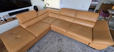 Echtleder ecksofa - echtleder,