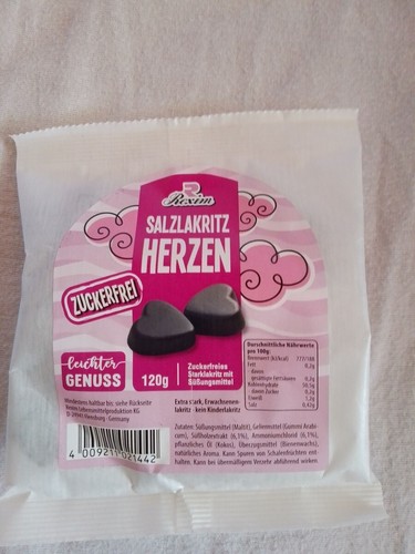 Salzlakritz herzen - (24,83/kg),