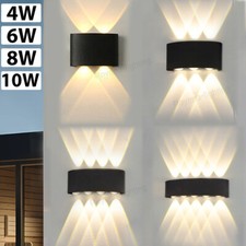 4W-10W LED Wandleuchte Außen/Innen Up Down Wandlampe Flur Strahler Licht IP65 DE