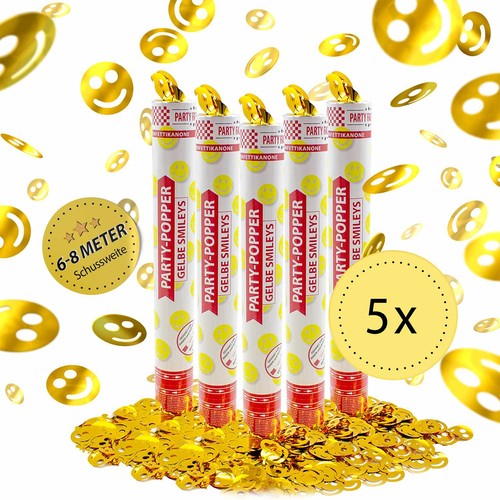 Party popper 40cm gelbe - popper,