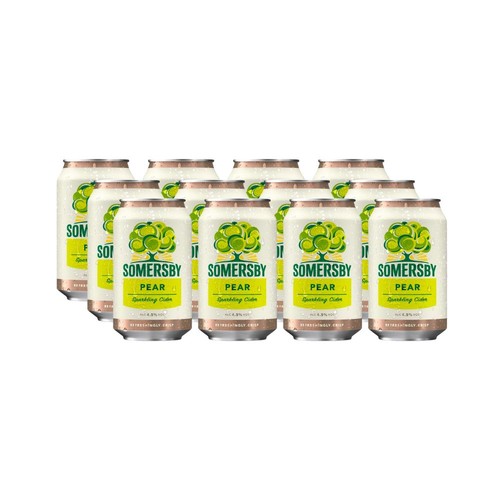 12x somersby pear cider - 12x, 0,33l