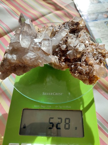 Rauchquarz stufe mit baryt - rauchquarz,
