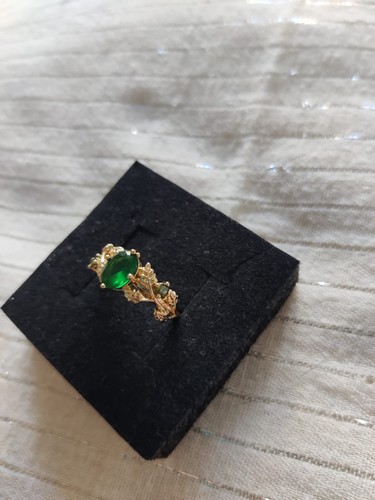 Ring gold blattmuster - ring,