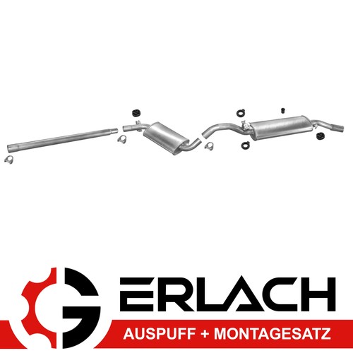 Auspuffanlage für golf ii - vw,