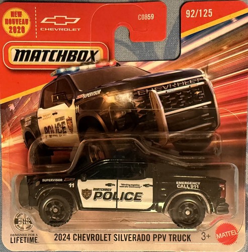 Matchbox chevrolet silverado - chevrolet,