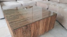 Couchtisch Quadrat Teakholz