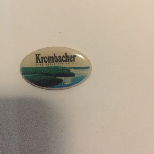 Krombacher bier brauerei pin - bier,