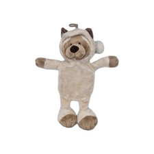 Nici Wärmflasche Katze Schneekatze Kuscheltier Stofftier Plüsch ca. 45cm RAR 