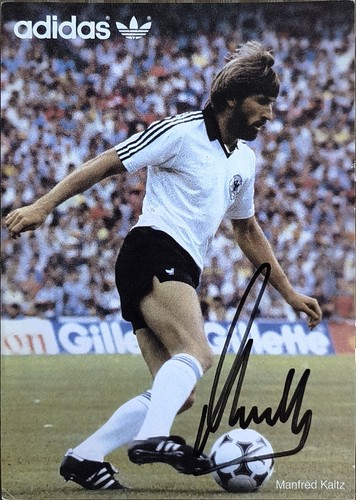 Manfred kaltz signierte adidas - manfred,