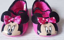 Disney MINNIE MOUSE BABY Mädchen SCHUHE Gr. 6-9 Mon 68/74 11,5cm pink LACK neu