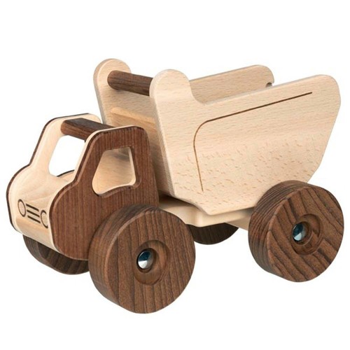 Holzauto muldenkipper 55882 - muldenkipper, |