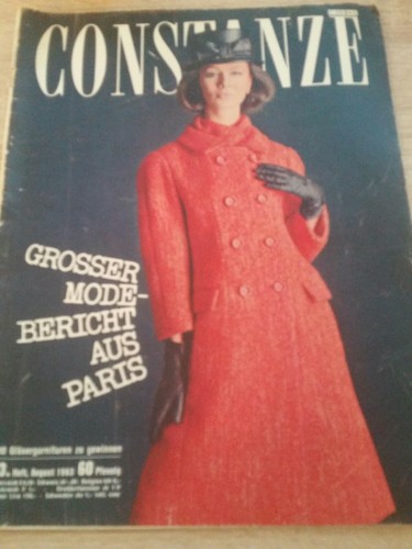 Alte modezeitschrift constanze - modezeitschrift,