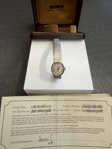 Wempe uhr 585er gold mit - uhr, gold,