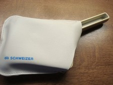 Lupe mit Handgriff und Etui. Marke Schweizer - 8 dptr.